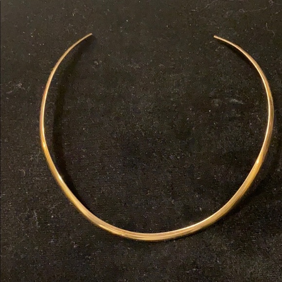 12k Gold filled Cuff Necklace - Picture 2 of 3